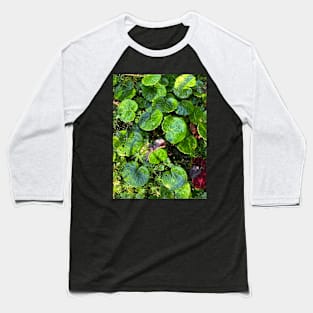 Green Moss Nature Forest Baseball T-Shirt